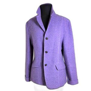 Lands' End Women's Wool Violet Blazer